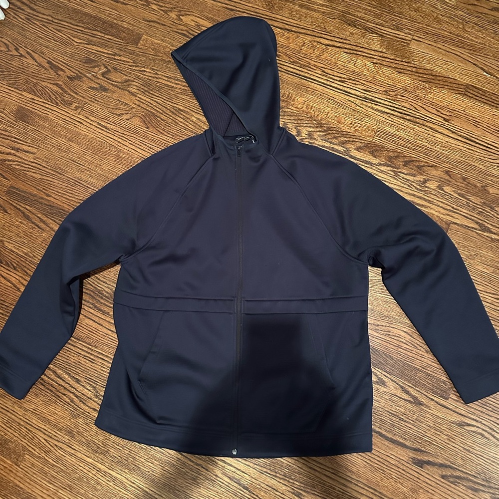Banana Republic Soft, Lightweight, Hooded Jacket in Navy